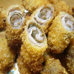 A picture of Easy! Breaded Pork Rolls With Ume Paste.