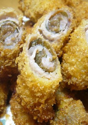 A picture of Easy! Breaded Pork Rolls With Ume Paste.