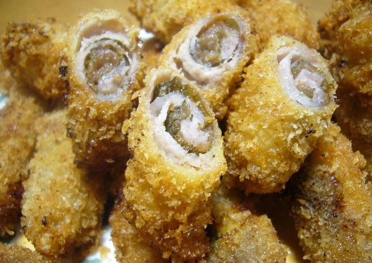 How to Make Quick Easy! Breaded Pork Rolls With Ume Paste