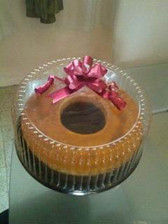 Una foto de Chocoflan