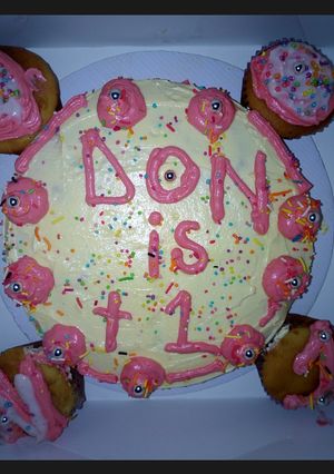 A picture of Buttered icing.