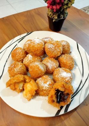 Foto resep Bola ubi coklat