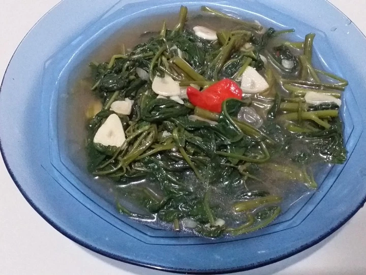 Cara Gampang Membuat Resep 30. Tumis Kangkung Saos Tiram yang Bisa Manjain Lidah Anti Ribet, Uenak Banget