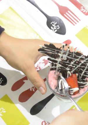صورة لوصفة كلاص عصير|بديل ايس كريم او الكلاص سهل واقتصادي|glace facil