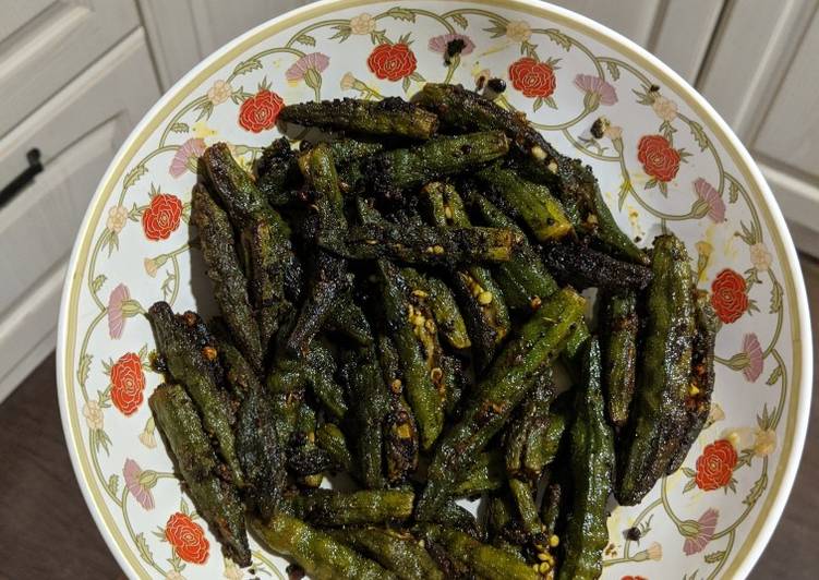 Simple Way to Make Speedy Amchur bhindi