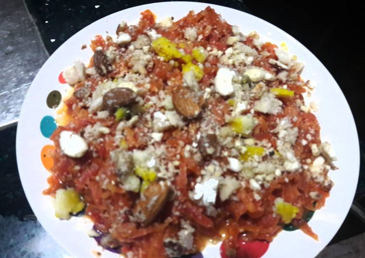 Steps to Make Homemade Gajar ka halwa