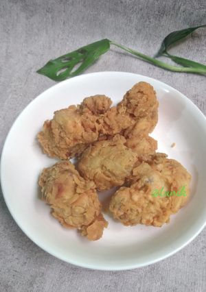Foto resep Ayam Goreng Tepung Krispi (awet kriuk)