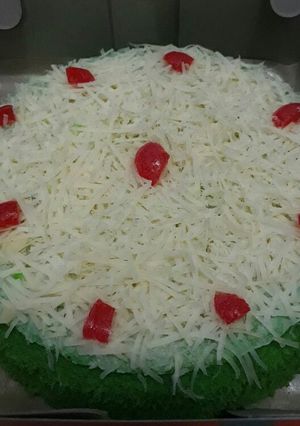 Foto resep Brownies Kukus Pandan by Mikha's Kitchen