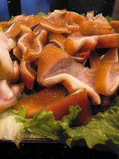 Hình của món Tai Heo Khìa Nước Dừa.