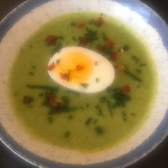 A picture of Broccoli & Avocado soup#Mysterybag2.