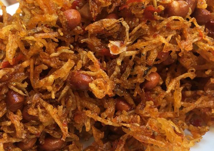 Cara Memasak Kering kentang_teri_kacang yang Gurih