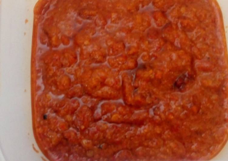 Resep Sambal terasi ala bunda(tahan lama) yang Menggugah Selera