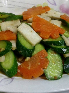 沙茶杏菇小黃瓜(全素) 的食譜成品照片