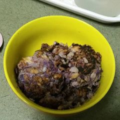 A picture of Sweet potato and tuna patties.