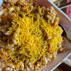 Bhel puri A picture of Bhel puri.