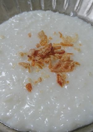 Foto resep Bubur tim untuk mpasi | bubur uduk gurih | bubur tim santan gurih hemat gas