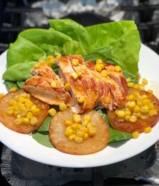 ức gà áp chảo healthy