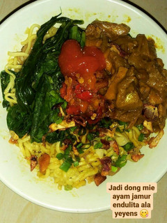 Foto resep Mie ayam jamur