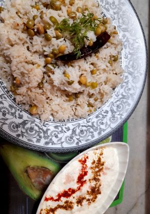 A picture of Tuvar Dana pulao.