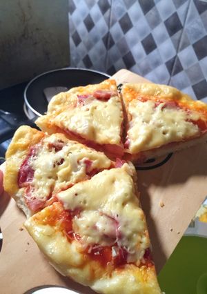 Foto resep Pizza Teflon No Knead Dough