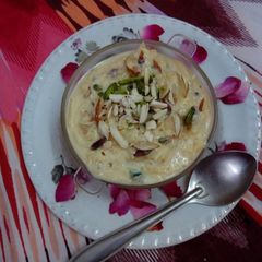 Makhane ki kheer A picture of Makhane ki kheer.