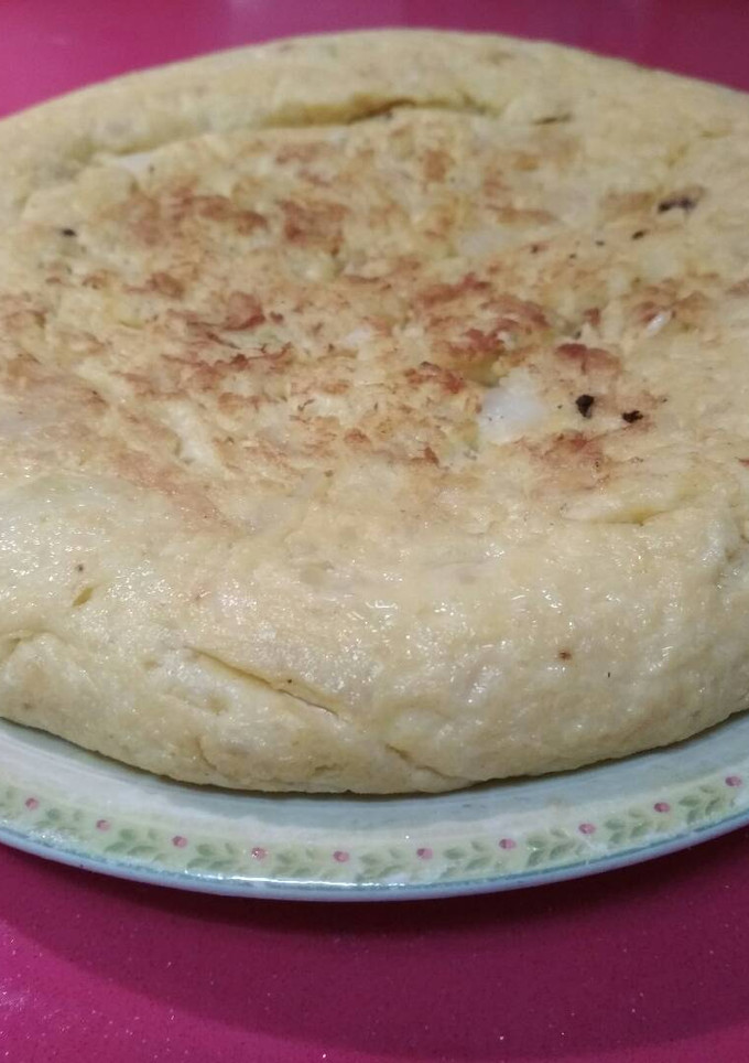 Una foto de Tortilla de patata y calabacín