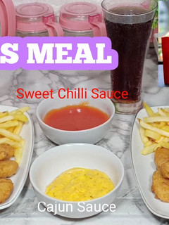 Foto resep BTS Meal Homemade || Chicken Nugget With Cajun and Sweet Chilli