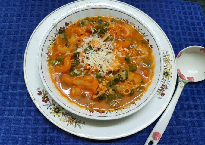 Italian Chicken Minestrone Soup