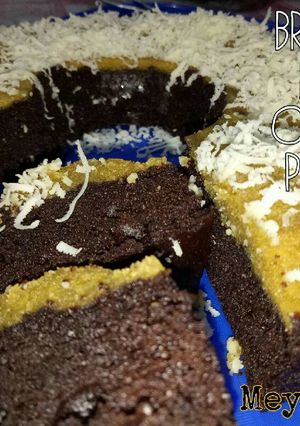 Foto resep Brownis Kukus Coklat Pandan ala MeyGuda