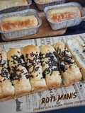 Roti Manis : Pisang Keju & Sobek Pisang Coklat (dengan adonan margarin tanpa ulen tanpa telur)