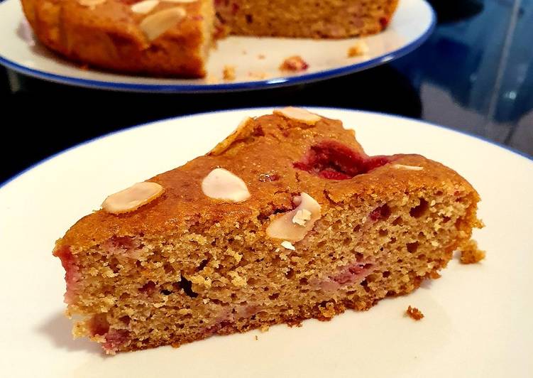 Tarta inspirada en el pastel de ricotta y frambuesas de Paula G