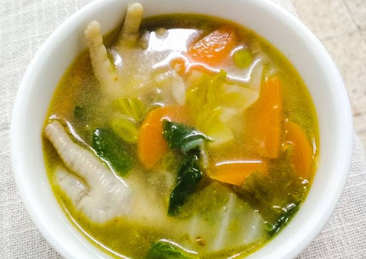 Resep Sop Ceker Ayam Oleh Prima Moo Cookpad