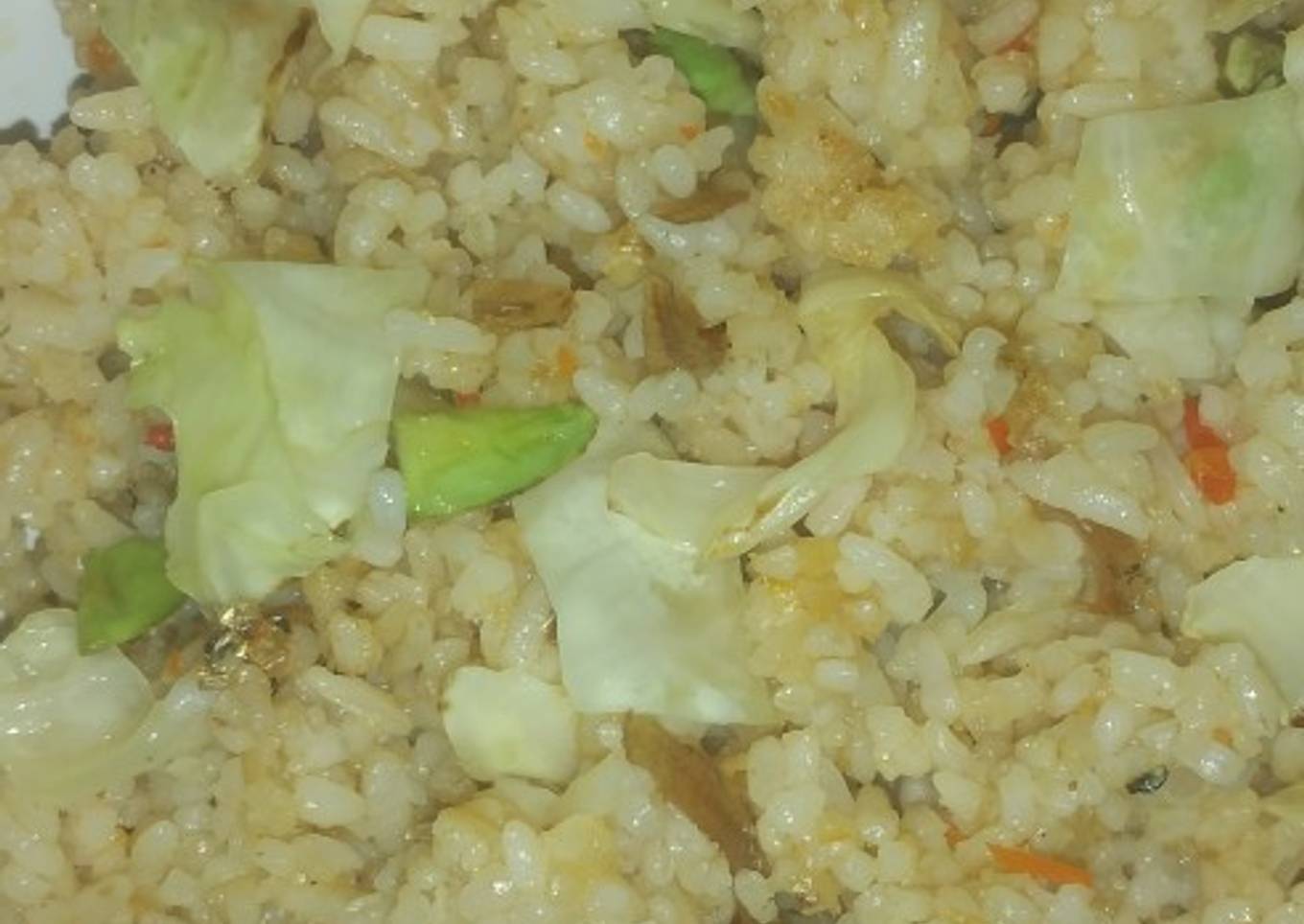 Nasi Goreng Teri,Pete dan Kubis