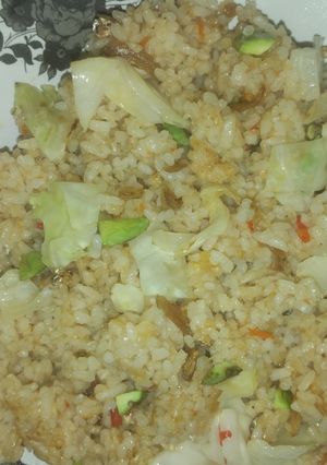 Foto resep Nasi Goreng Teri,Pete dan Kubis