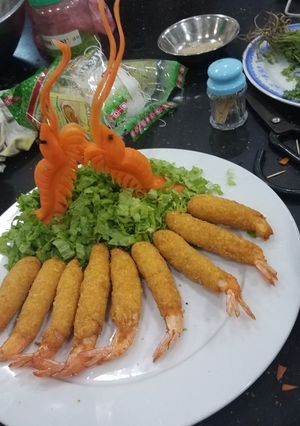 Hình của món Tôm chiên giòn.