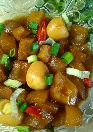 Foto resep Kikil puyuh saos mentega