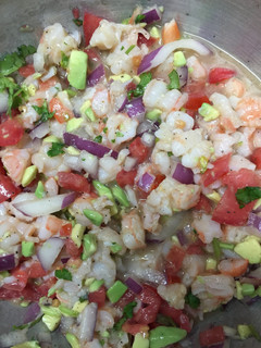 A picture of Zesty Lime Shrimp & Avocado Ceviche.