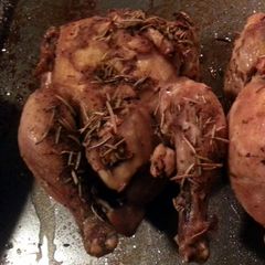 A picture of Rosemary Rock Cornish Game Hen.