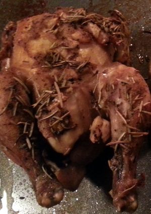 A picture of Rosemary Rock Cornish Game Hen.
