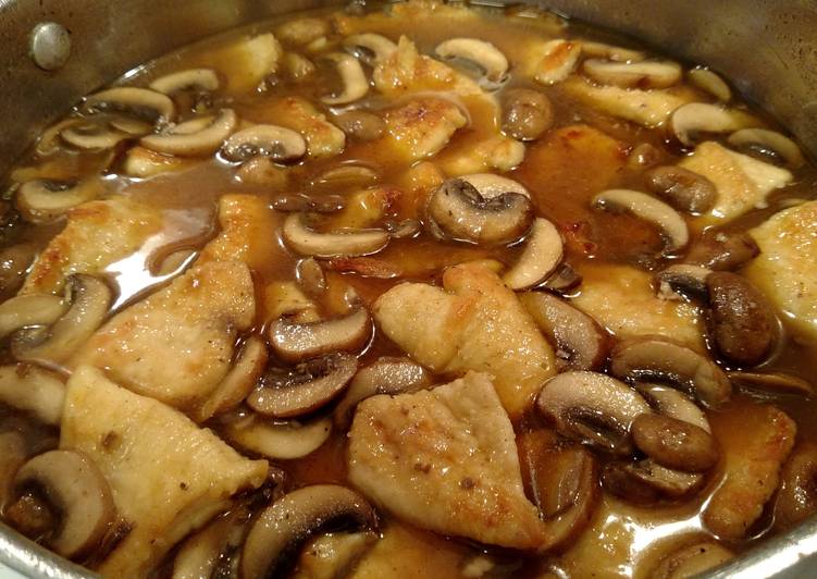 Easiest Way to Make Any-night-of-the-week Chicken Marsala