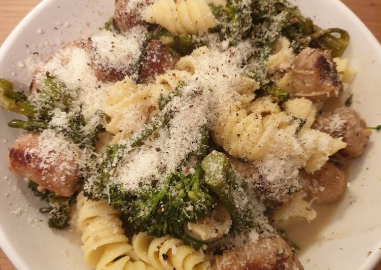 Step-by-Step Guide to Prepare Any-night-of-the-week Sausage and Broccoli Pasta