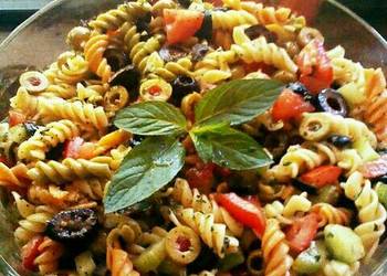 Popular Cuisine My Moms Summer Pasta Salad Delicious and Healthy