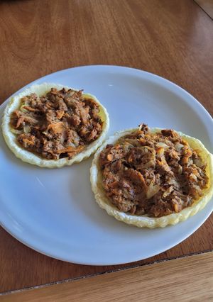 Una foto de Tarteletas con masa de papa 🥔 APTO SIBO
