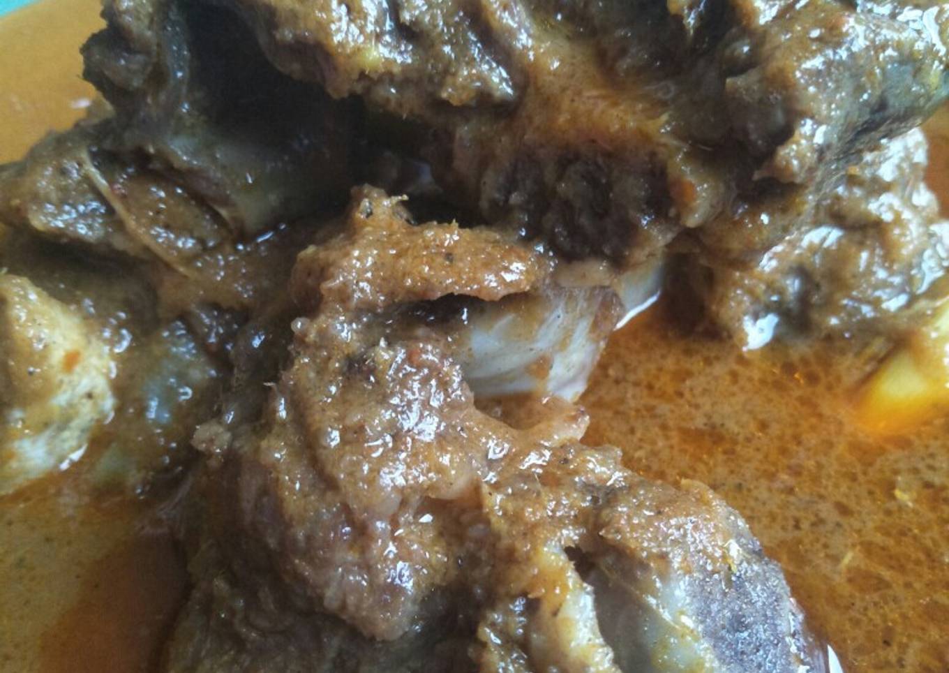 Gulai daging sensasi bumbu aromatik