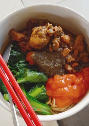 Foto resep Mie Ayam Abang-abang (Full Rempah)