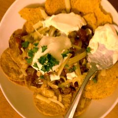 Delicious home made Nachos A picture of Delicious home made Nachos.