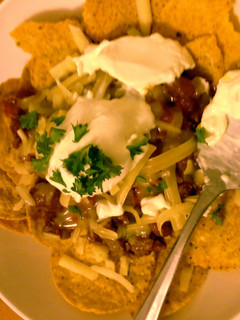 A picture of Delicious home made Nachos.