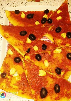 صورة لوصفة 🍕 مثلثاث البيتزا 🍕