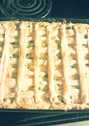 A picture of Easy chicken pot pie.