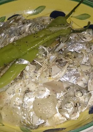 A picture of Pony fish (Pangat na Sapsap).